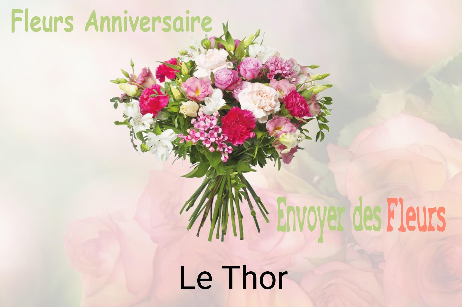 Bouquet de fleurs d’anniversaire livré à Le Thor